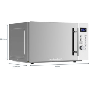 30L Combination Microwave with Grill - Silver by Hamilton Beach