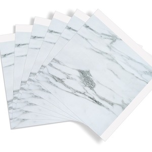 Marble Grey Self Adhesive Wall Tiles - Grey by d-c-fix