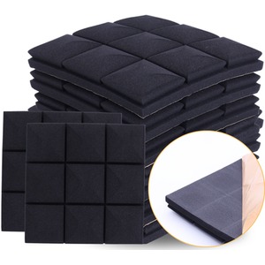 Self-Adhesive Acoustic Wall Panels - Peel and Stick Soundproofing Panels by NOVECRAFTO