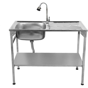 Folding Camping Sink - Silver by Monster Shop