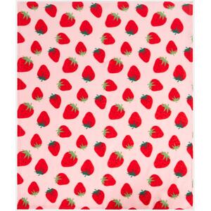 Strawberry Throw Blanket - Pink by OHS