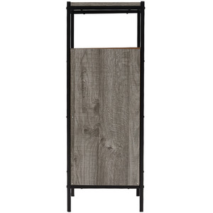 2-Tier Industrial Bathroom Floor Cabinet - Black by lifeideas