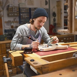 20V Wood and Metal Crafter Soldering Kit - Black by WORX