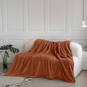Snug Soft Chunky Ribbed Cord Plush Throw Blanket by Velosso