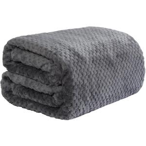 Waffle Honeycomb Mink Throw by Dreamscene