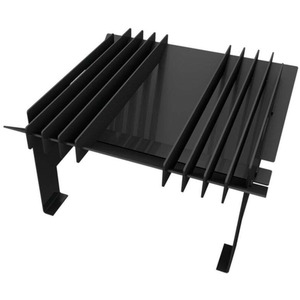 Chic Hex Steel Fire Pit - Black by Primrose