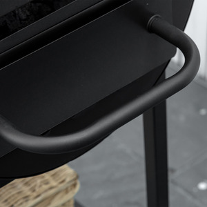Outsunny Trolley Charcoal BBQ Grill - Black by Outsunny