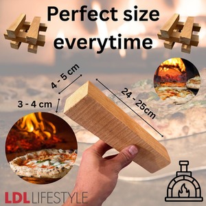 Beech Kiln Dried Pizza Oven Wood Oven - Beige / 2 by Ardente