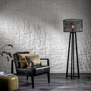 3D Wall Panels - White / Feline Design by WALPLUS