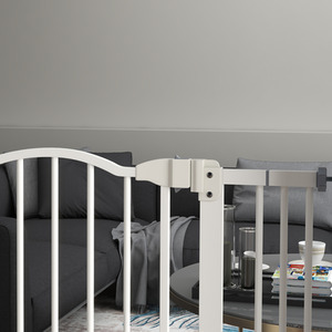 PawHut Adjustable Metal Pet Gate Safety Barrier by PawHut