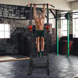 Multi-function Power Tower - Black by Costway