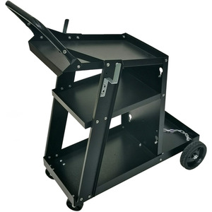 3 Tier Welding Cart Trolley 80kg storage - Black by International
