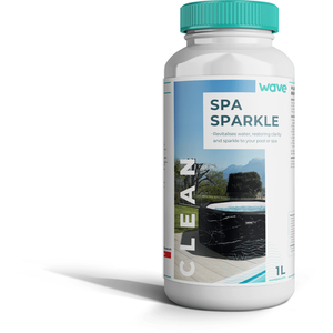 Spa Sparkle Clarifier for Pool or Spa - 1 LITRE - White by Wave