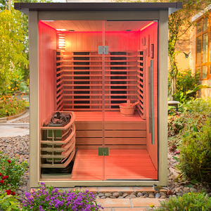 Outdoor Garden Hybrid Sauna - Canadian Hemlock / 170cm by Insignia