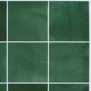 Livingandhome 10-Piece Grid Design Stick-On Wall Tiles - Light Green by Livingandhome