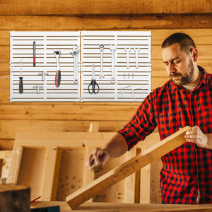 4 Pieces Magnetic Panel Tool Holder - White by Costway