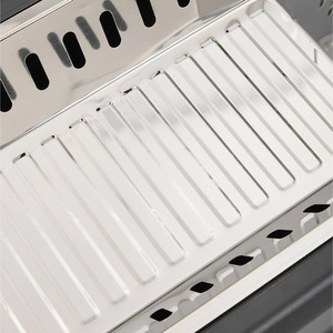 Portable Foldable Charcoal Grill - Black by Livingandhome