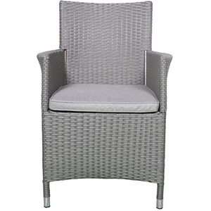 Nevada 5 Piece Round Dining Set - Grey by Royalcraft