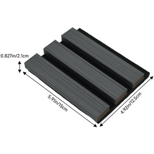 Self-Adhesive Wood Grain Acoustic Cladding Panel by Livingandhome