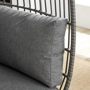 Garden Egg Chair - Grey by FurnitureboxUK