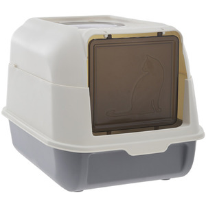 Kidkid Large Top Entry Cat Litter Box with Hood and Scoop by Kidkid