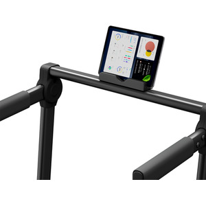 Foldable Low-Noise Home Walking Treadmill with Phone Holder - Black by Livingandhome