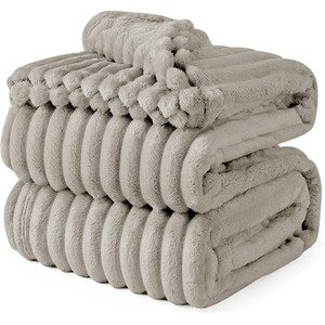 Luxury Jumbo Chunky Cord Fur Blanket by Velosso