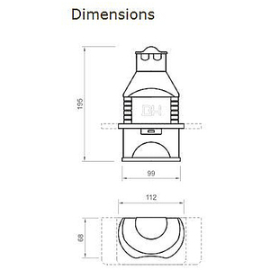 Tampere Modern Masonry BBQ - White by Callow