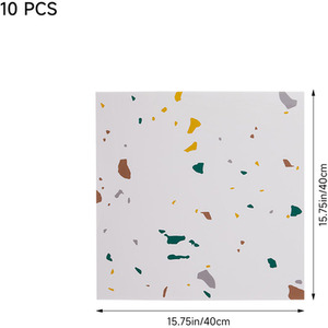 Livingandhome 10pcs Self-Adhesive PVC Wall Stickers by Livingandhome