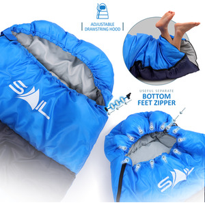 One' 400gsm Sleeping Bag - Blue by SAIL