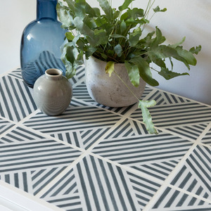 Quadrostyle LINUS GREY Wall Tile and Furniture Vinyl Stickers by Quadrostyle