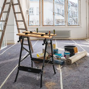 DURHAND 4 in 1 Work Bench - Brown and Black by DURHAND