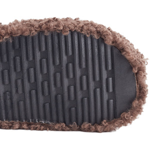 Plush Cotton Open-Toe Slippers by komore