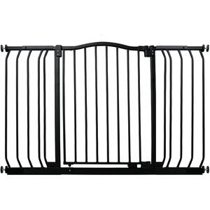 Curved Top Dog Gate - Matt Black / 143cm by Bettacare