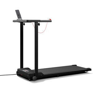 Foldable Low-Noise Home Walking Treadmill with Water Bottle Rack by Livingandhome