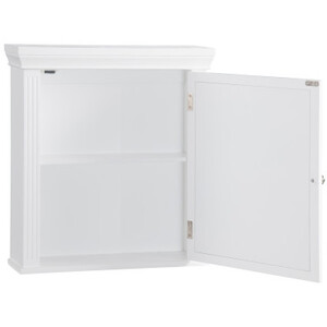 Wooden Bathroom Medicine Cabinet - White by Teamson Home