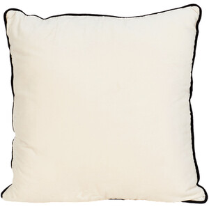 Henley Velvet Cushion - Natural by Divante