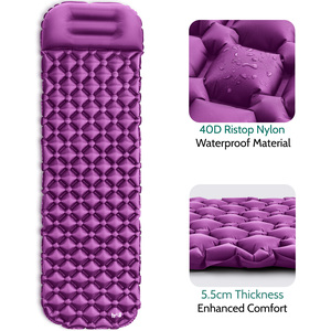 Lightweight Single Camping Mat with Pillow by Trail