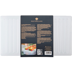 MasterClass Marinade Tray with Lid - Clear by MASTERCLASS