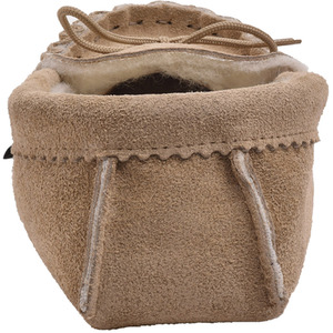 Mens Premium Suede Moccasin Slippers with Soft Suede Sole by Lambland