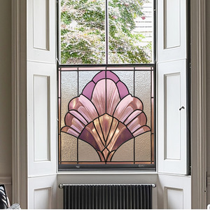 Abetone Art Deco Stained Glass Window Film by Creative Printing Solutions