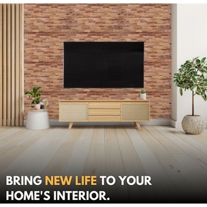 3D Wall Panels (96x48 cm) PVC Cladding Panel Stone Effect by NOVECRAFTO