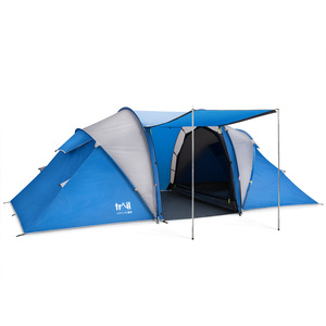Hartland 4 Person Family Tent - Blue by Trail