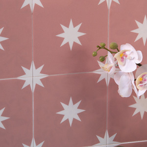 Quadrostyle STARRY NIGHT ROSE Wall Tile and Furniture Vinyl Stickers by Quadrostyle