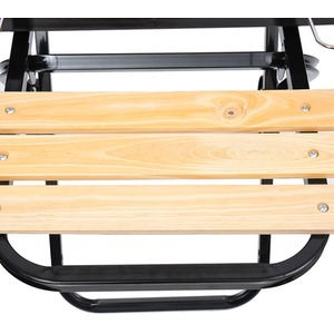 Outsunny Foldable Barbecue Grill with Wheels - Black and Red by Outsunny