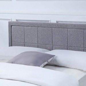 Ottoman Bed With Deluxe Hybrid Mattress - Grey / Double by Home Treats