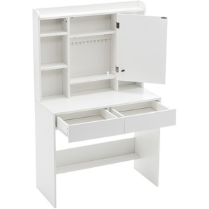 WestWood Dressing Table DT19 White - White by WestWood