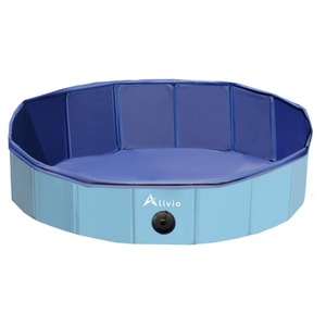Foldable Pet Padding Pool - Blue by Alivio