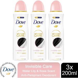 Dove Advanced Care Anti-Perspirant Deodorant Water Lily and Rose Scent, 200ml by Dove