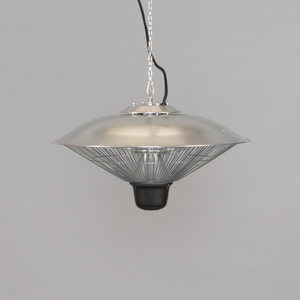 Pendant Outdoor Patio Heater - Silver by Litecraft